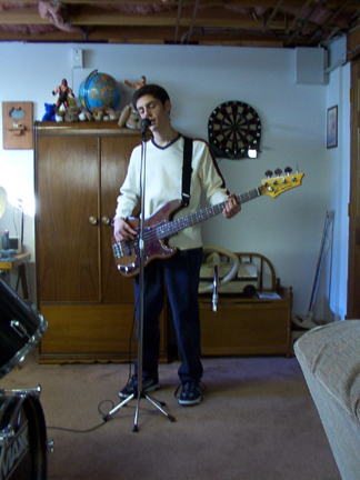 Jim on bass.